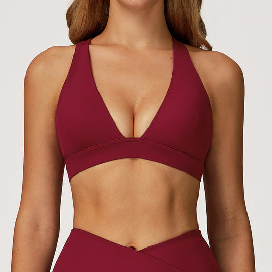 Cross Back High-grade Sports Bra For Women