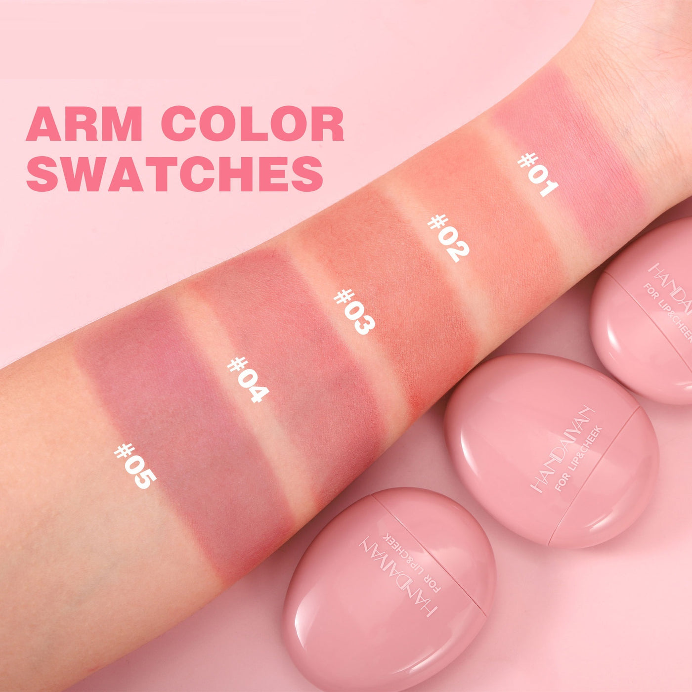 Pebble Easy To Color Monochrome Matte 5-color Blush