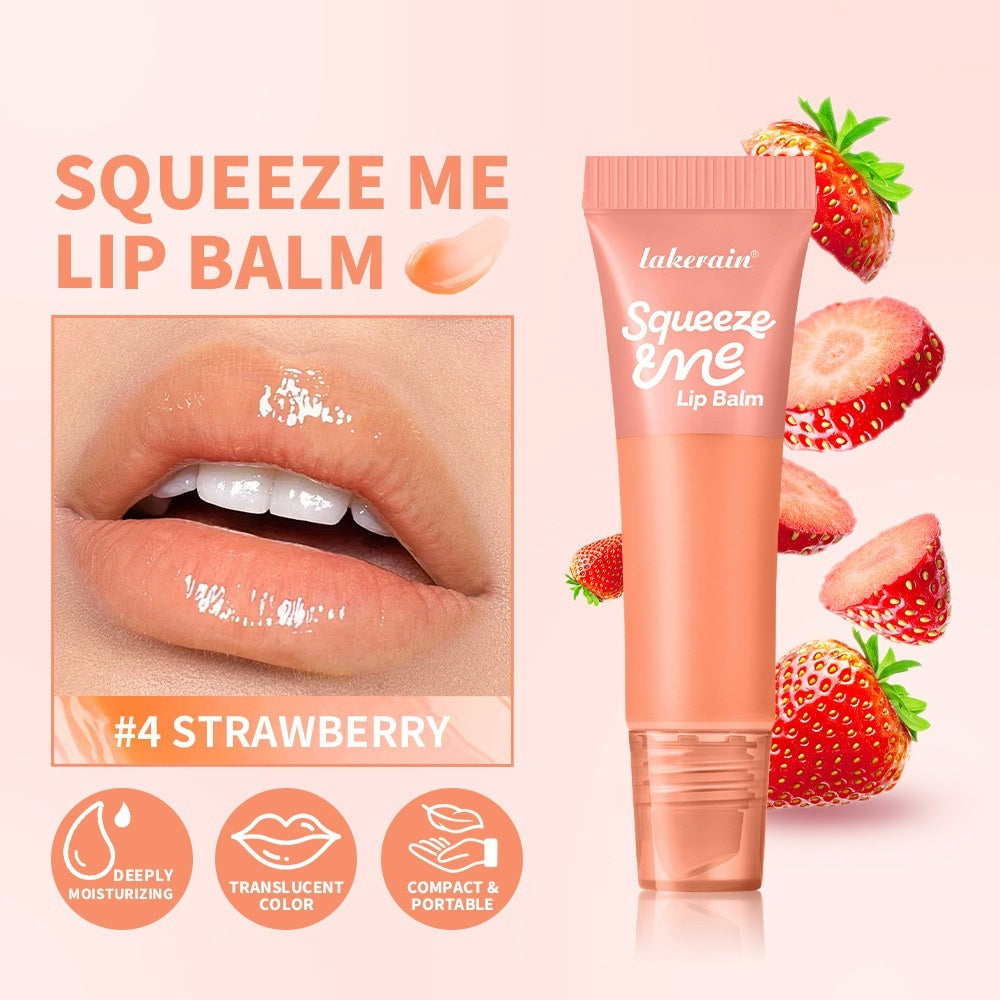 Sweet Fruit Flavor Moisturizing Squeeze Lip Balm