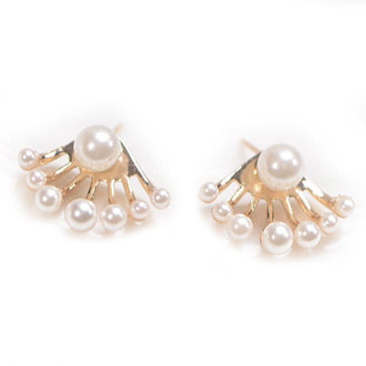 Fashion Earrings Post-hanging Earrings Simulated Pearl Stud Earrings Ear Clips