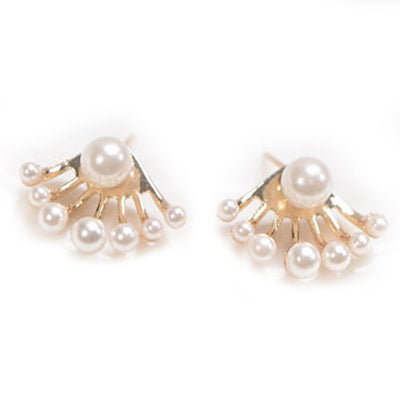 Fashion Earrings Post-hanging Earrings Simulated Pearl Stud Earrings Ear Clips