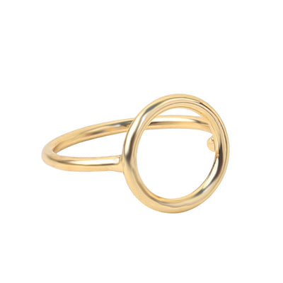 Geometric Hollow Simple Ring Women Fashion