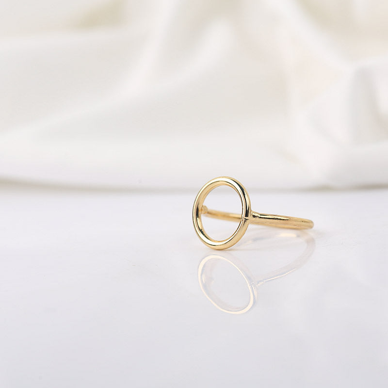 Geometric Hollow Simple Ring Women Fashion