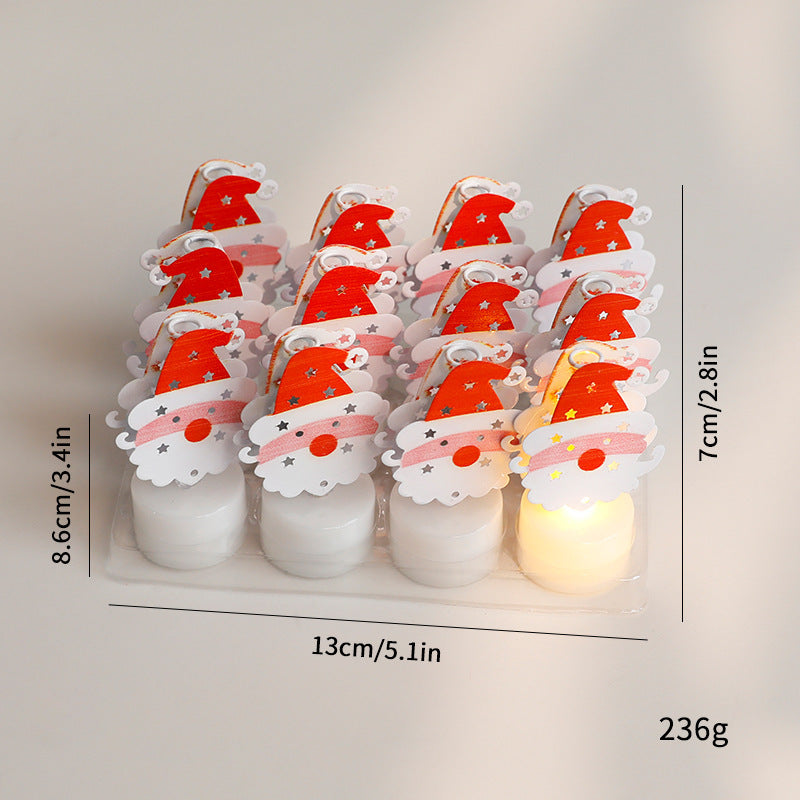 LED Electronic Candle Light Christmas Tree Creative Decoration