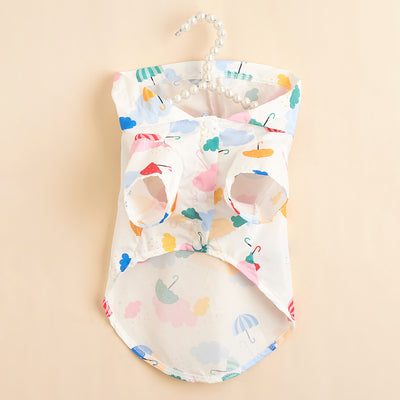 Cute Cartoon Pattern Colorful Pet Clothes