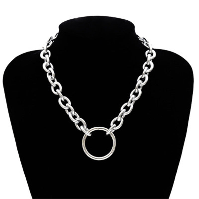 European And American Exaggerated Metal Necklace Women