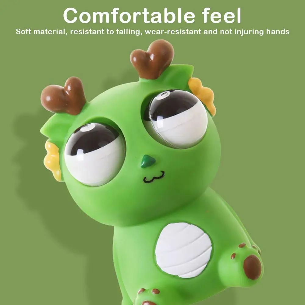 Eyeball Burst Squeeze Toy Eyeball Burst Dragon Cute Staring Dragon Stress Relief Artifact Pinch Toys Kids Stress Relief