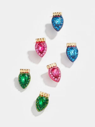 European And American Copper Plating 18K Real Gold Christmas Series Jewelry