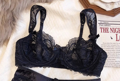 Women's Fashion Lace French Ultra-thin Bra