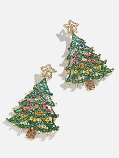 European And American Copper Plating 18K Real Gold Christmas Series Jewelry
