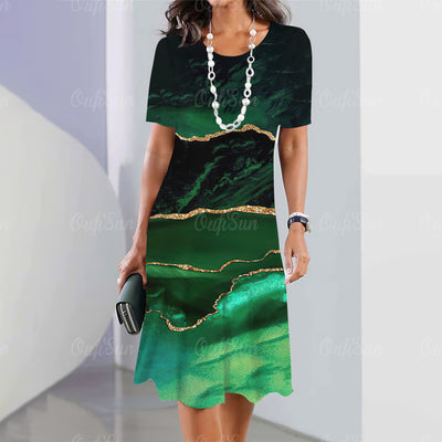 Women's Graphic Printing Elegant And Beautiful Mini Skirt