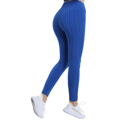 Jacquard High Elastic Sports Gym Pants Women's Fitness
