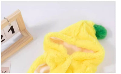 Dog Clothes Autumn And Winter Funny Banana Pet Costume