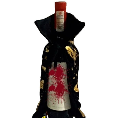 Champagne Cover Christmas Bottle Cape Cloak