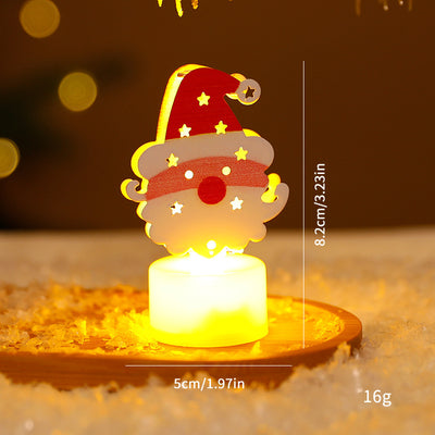 LED Electronic Candle Light Christmas Tree Creative Decoration