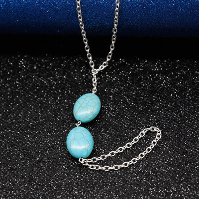 Turquoise Fashion Beach Creative Finger Bracelet Women