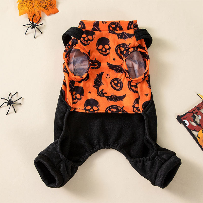 Halloween Party Creative Printing Pet Dog Costume