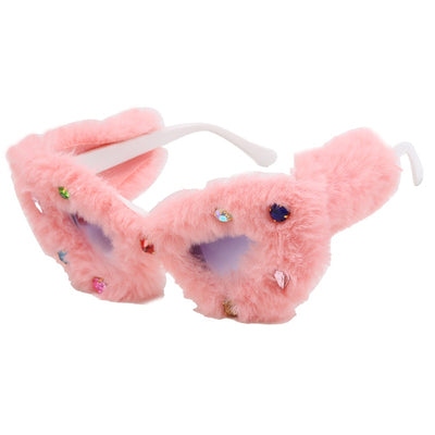 New Cat Eye Studded Diamond Sunglasses