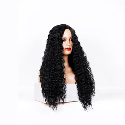 Medium Long Curly Hair Wave Synthetic Wigs