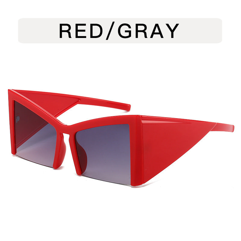 Y2g Special-shaped Half-frame Niche Sunglasses