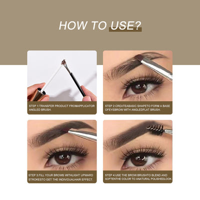 Naturally Waterproof Makeup Does Not Fade Not Smudge Stereograph Brow Cream Eyebrow Pencil