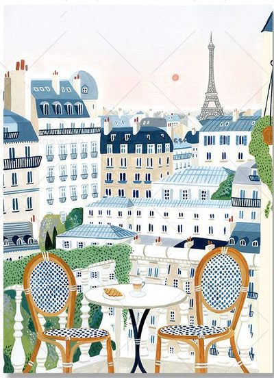 Marrakech Landscape Art Canvas Painting Housewarming Gift Wall Pictures Home Decor