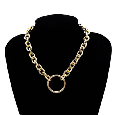 European And American Exaggerated Metal Necklace Women