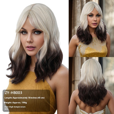 Women's Simple All-match Bobhaircut Bangs Wig