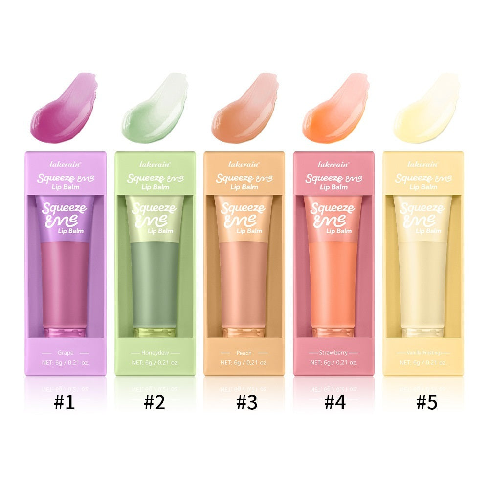 Sweet Fruit Flavor Moisturizing Squeeze Lip Balm