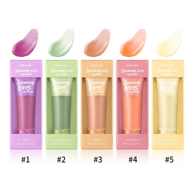Sweet Fruit Flavor Moisturizing Squeeze Lip Balm