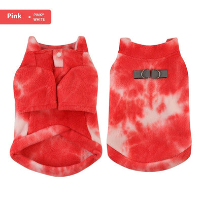 Tie Dye Puppy Clothes Autumn And Winter