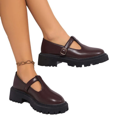 Word Buckle Stylish Casual Shoes Women