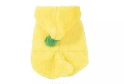 Dog Clothes Autumn And Winter Funny Banana Pet Costume