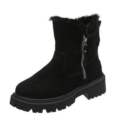 Snow Boots Velvet Warm Cotton Shoes Plus Size