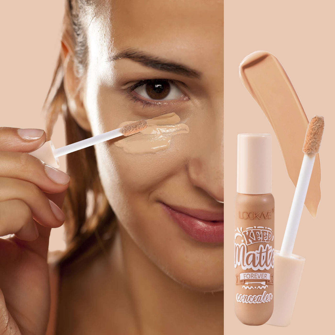 Liquid Concealer Dark Small Feeding Bottle Concealer LK57C