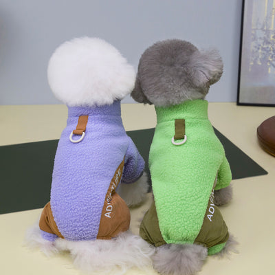 Dog Four-legged Thickened Warm-keeping And Cold-proof Pet Clothes