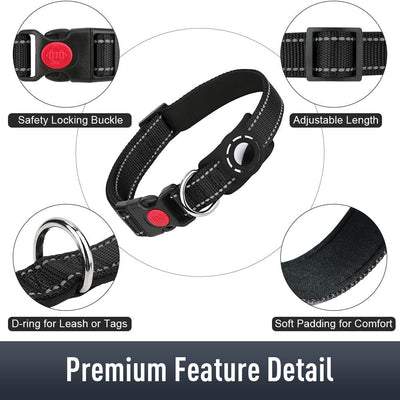 Tracker Protective Cover Diving Cloth Reflective Nylon Dog Collar