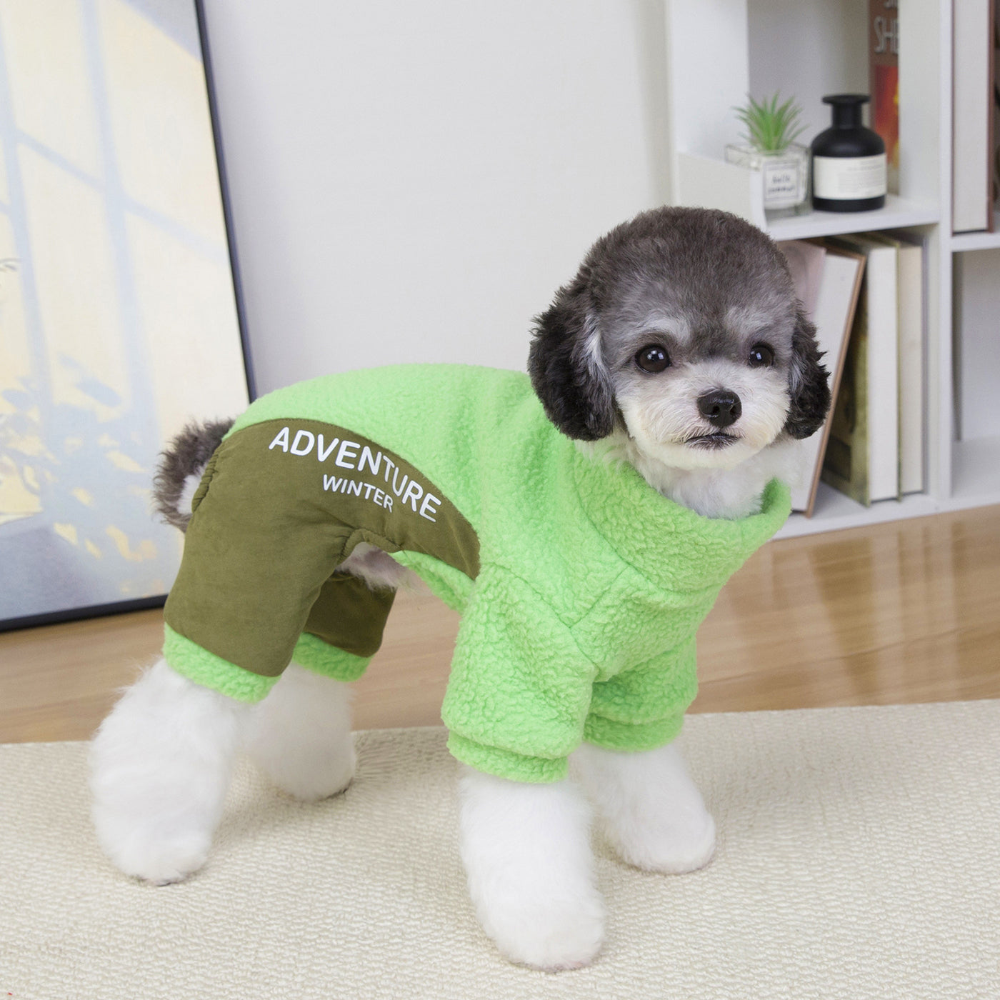 Dog Four-legged Thickened Warm-keeping And Cold-proof Pet Clothes