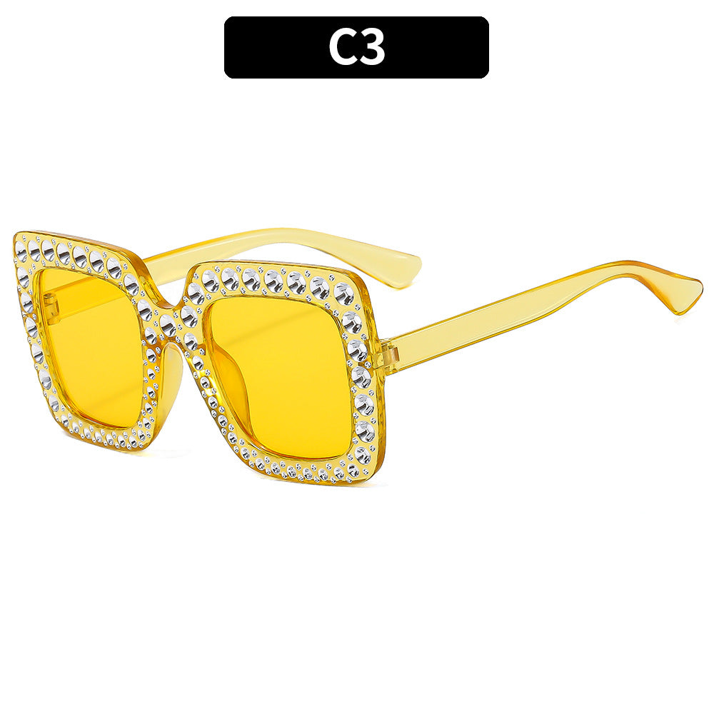 Plastic Box Sunglasses Fashion Personality Trend
