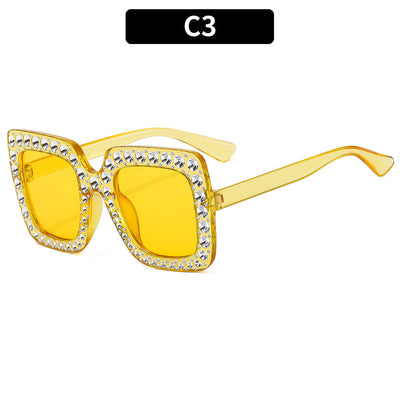 Plastic Box Sunglasses Fashion Personality Trend