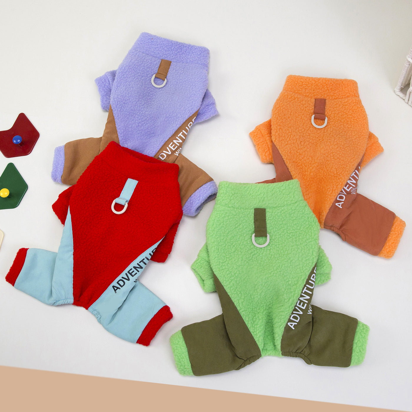 Dog Four-legged Thickened Warm-keeping And Cold-proof Pet Clothes