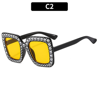 Plastic Box Sunglasses Fashion Personality Trend