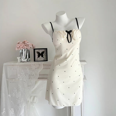 Flower Love Sea Pure Desire Floral Cherry Spaghetti-strap Floral Print Pajamas