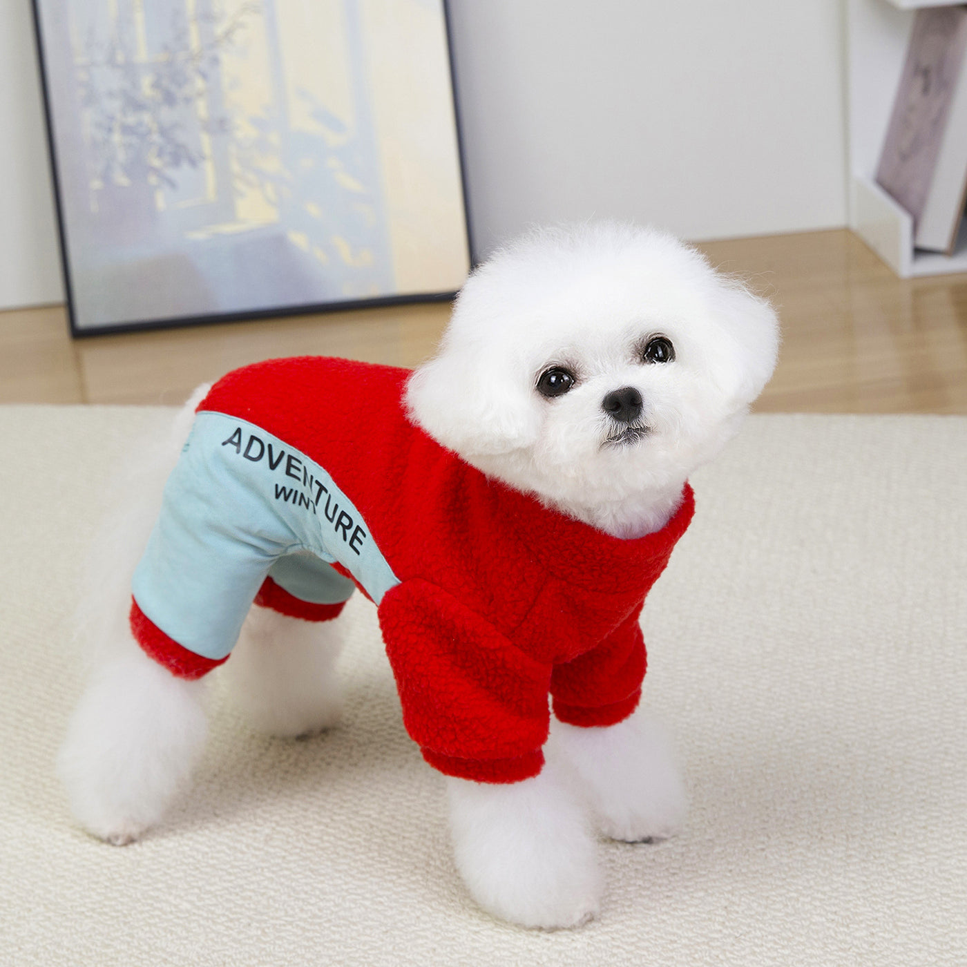 Dog Four-legged Thickened Warm-keeping And Cold-proof Pet Clothes