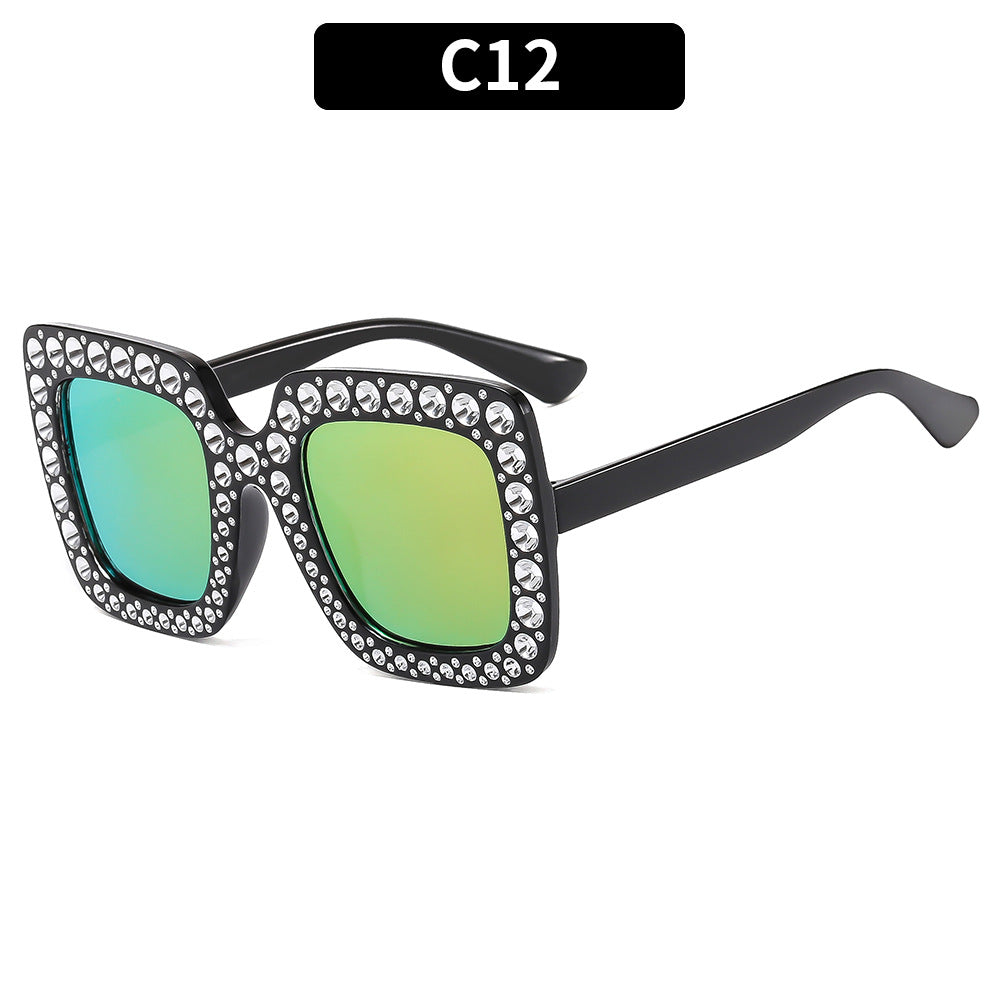 Plastic Box Sunglasses Fashion Personality Trend
