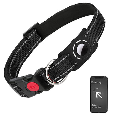 Tracker Protective Cover Diving Cloth Reflective Nylon Dog Collar