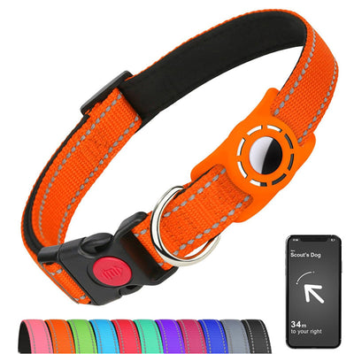 Tracker Protective Cover Diving Cloth Reflective Nylon Dog Collar