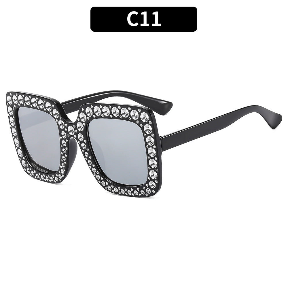 Plastic Box Sunglasses Fashion Personality Trend