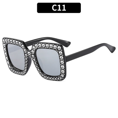 Plastic Box Sunglasses Fashion Personality Trend