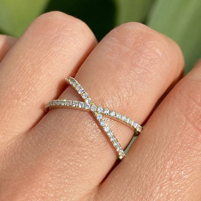 Gold Ring Cross Ring Rings For Women